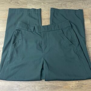 BDG by Urban Outfitters Wide Leg Dark Green Crop Trouser, size 4